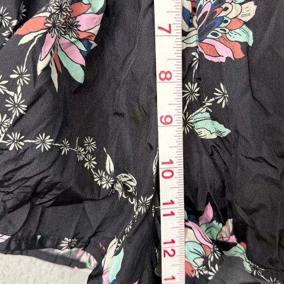 Free People The Way Home Shorts Floral Combo Size S Black Multi Athleisure - Picture 6 of 11